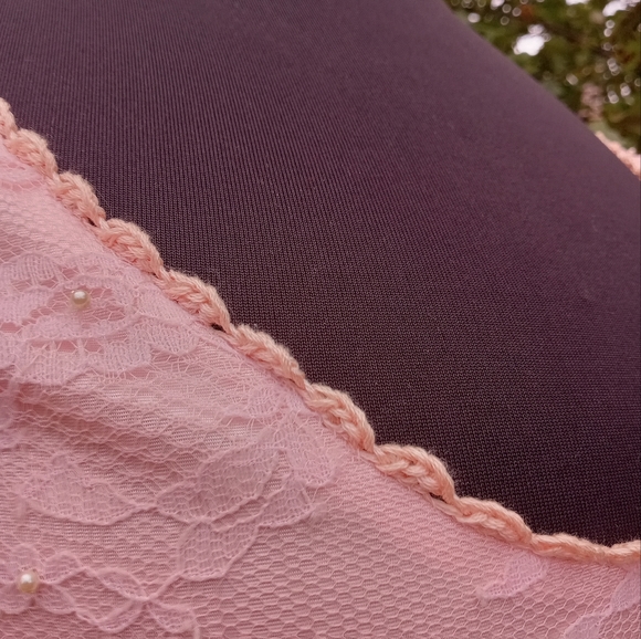 Vintage 1950s formal hand beaded pink  princess or Glinda good witch dress - Picture 2 of 8